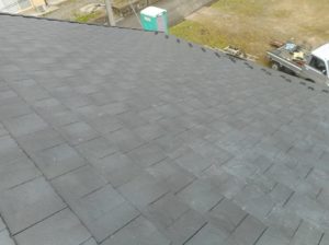 完成した屋根