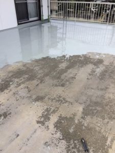 ウレタン防水経過