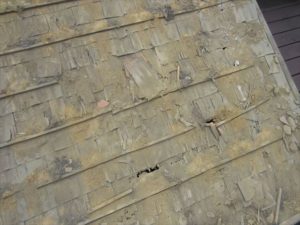 瓦撤去時の屋根