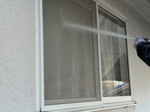 高圧洗浄　窓
