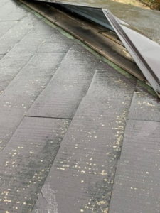 台風災害　屋根破損　棟板金　破損