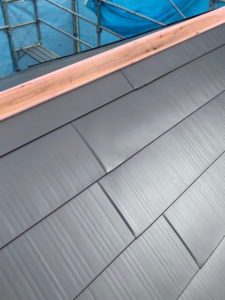 屋根リフォーム　葺き替え　ぬき板