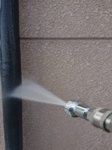 外壁塗装　高圧洗浄　雨樋