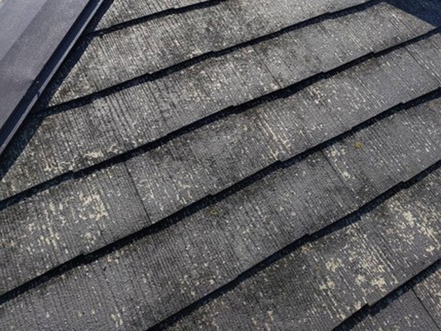 屋根カバー工法工事　化粧スレート