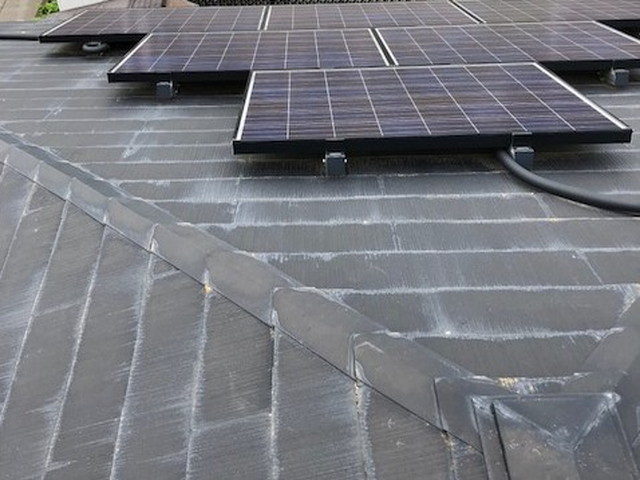 現地調査　屋根　塗装　太陽光