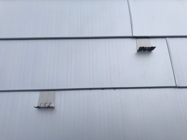 雪止め金具　屋根　ガルバリウム鋼板