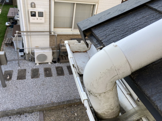 伊勢崎市　雹害　雨樋　外壁　ガラス