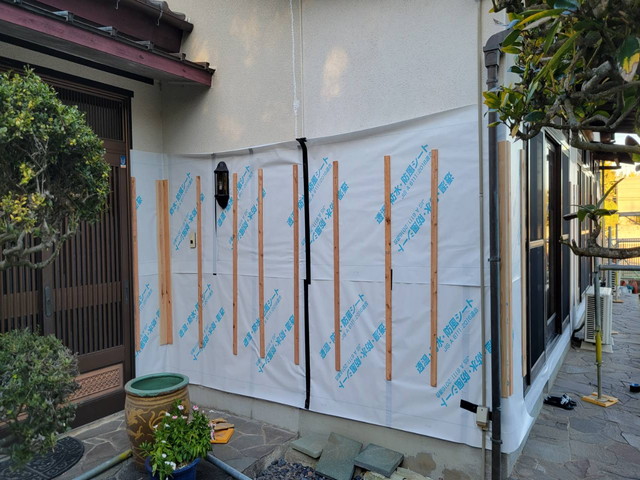 高崎市　外壁　カバー工法