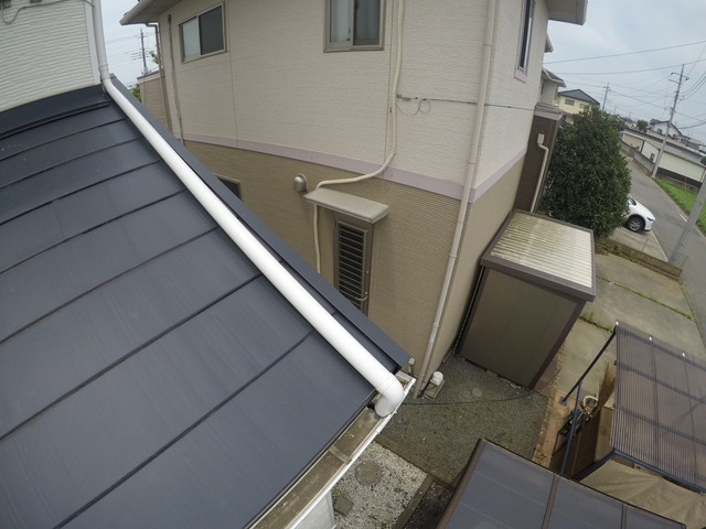 伊勢崎市　雹害　雨樋　アフター