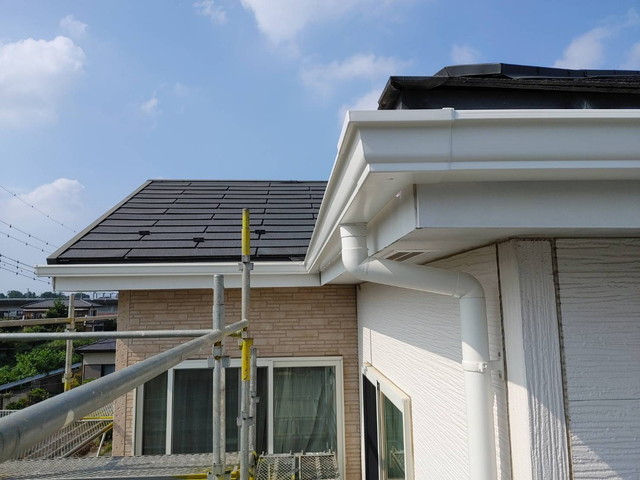 群馬県高崎市 雨どいの交換工事 パナソニックPC-50の設置