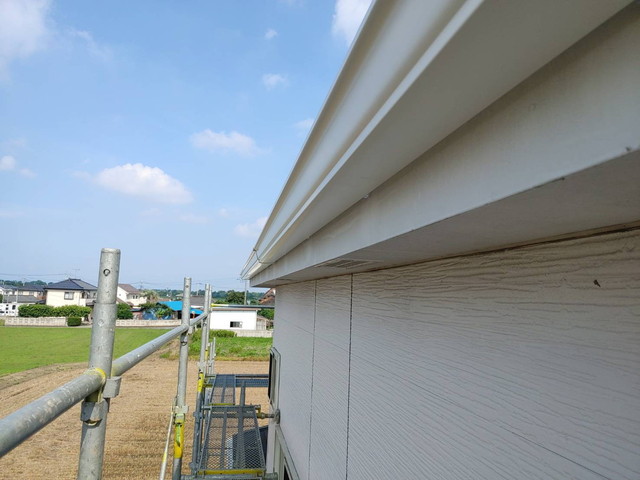 群馬県高崎市　雨どいの交換工事　パナソニックPC-50の設置