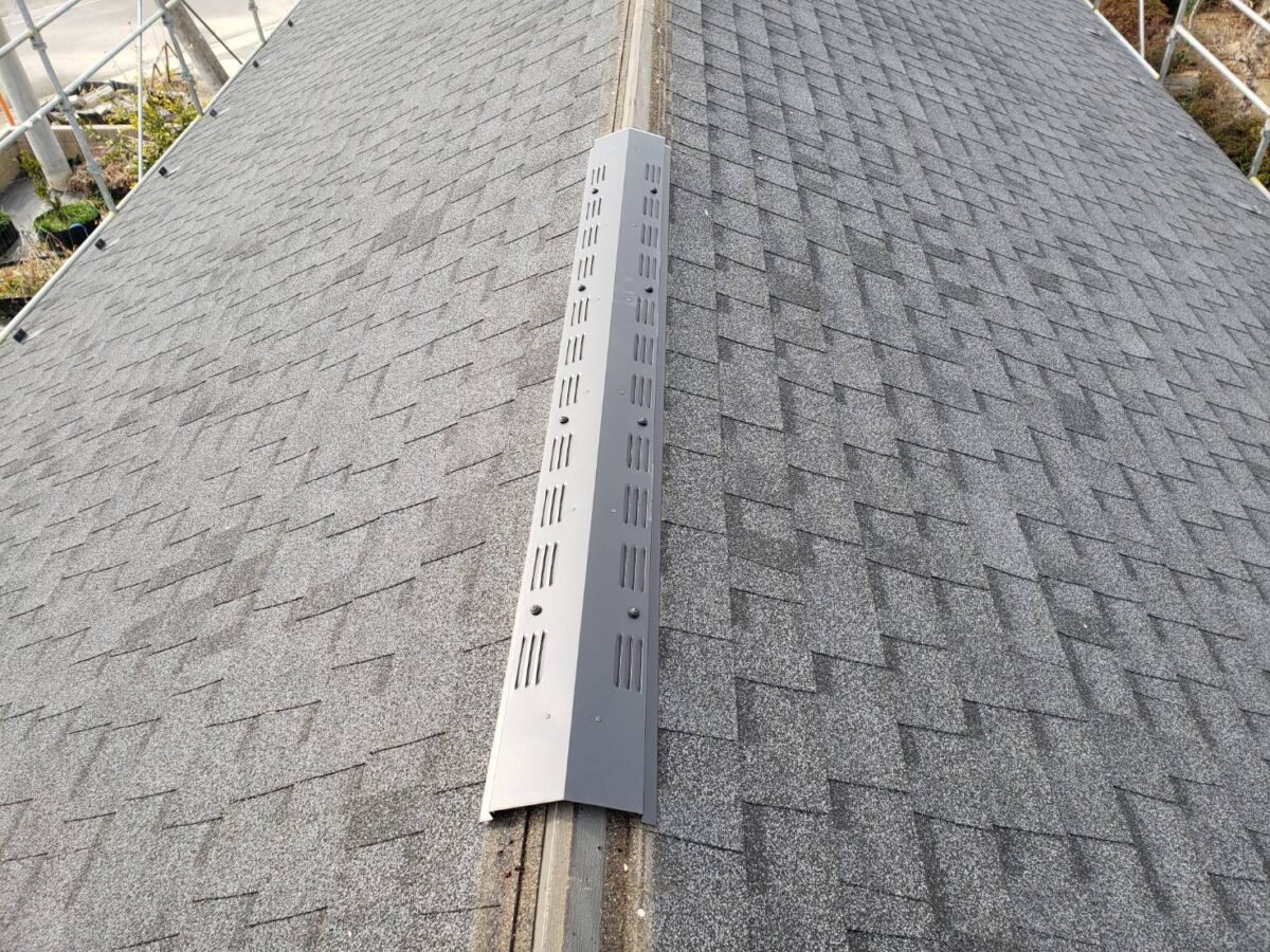 群馬県高崎市　雹被害による棟板金撤去　安心のリフォーム
