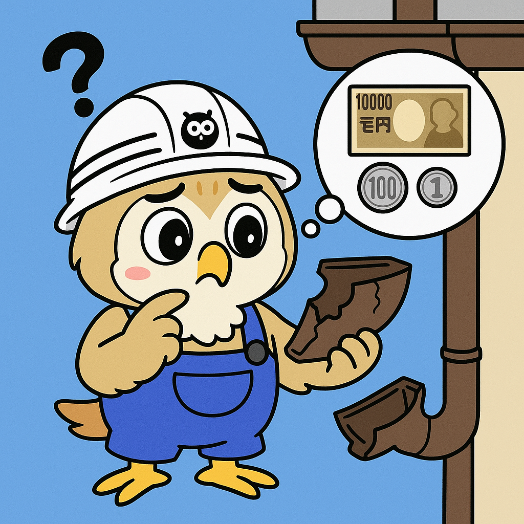 雨樋　直す費用　相場はいくら？