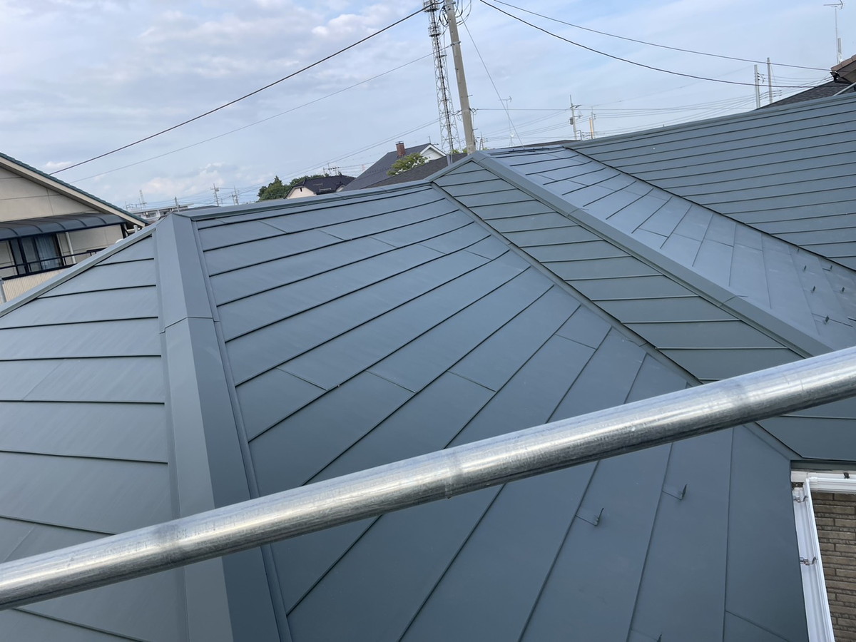 群馬県渋川市　屋根カバー工法リフォーム　換気棟で高寿命な住宅