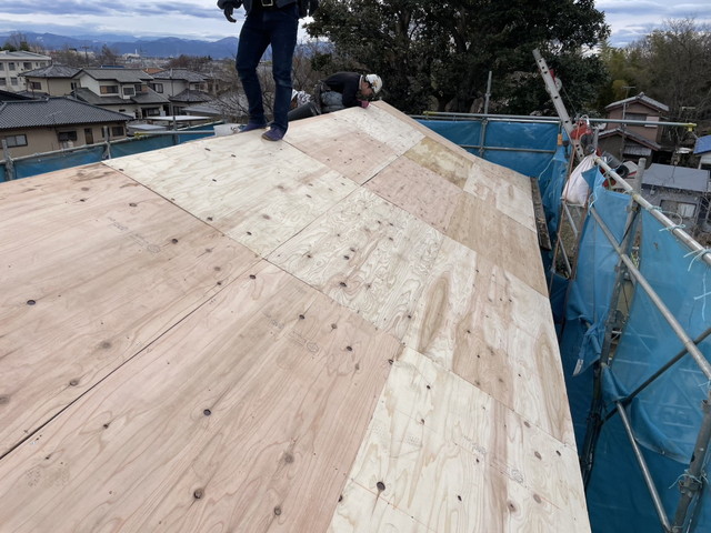 屋根葺き替え