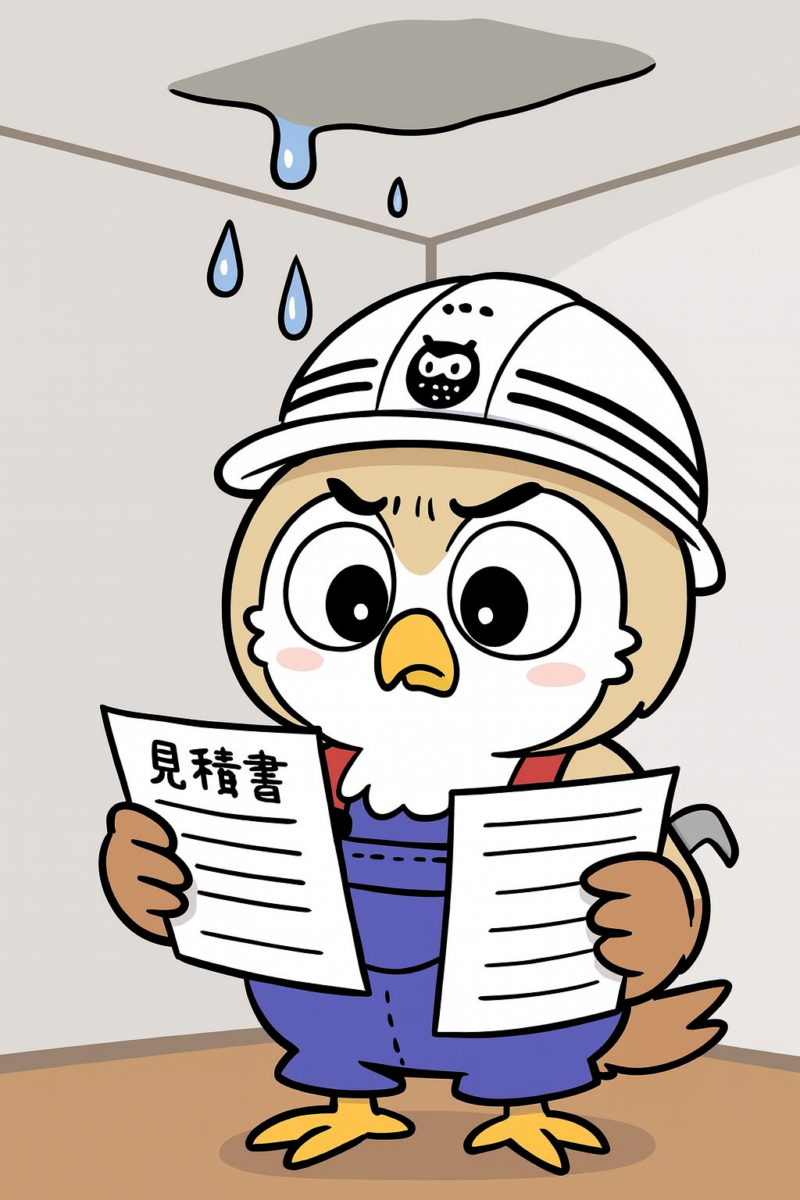 屋根修理　見積もり比較