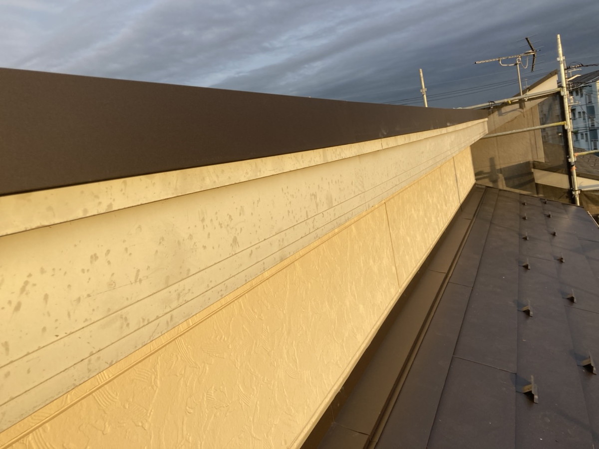 群馬県高崎市　葺き替え工事　横暖ルーフas