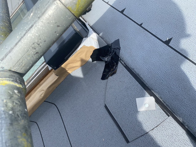 群馬県高崎市　カバー工法　トップライト　谷あり