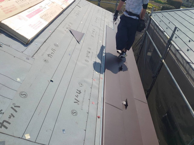 群馬県高崎市N様邸　コロニアル　スーパーガルテクト　カバー工法