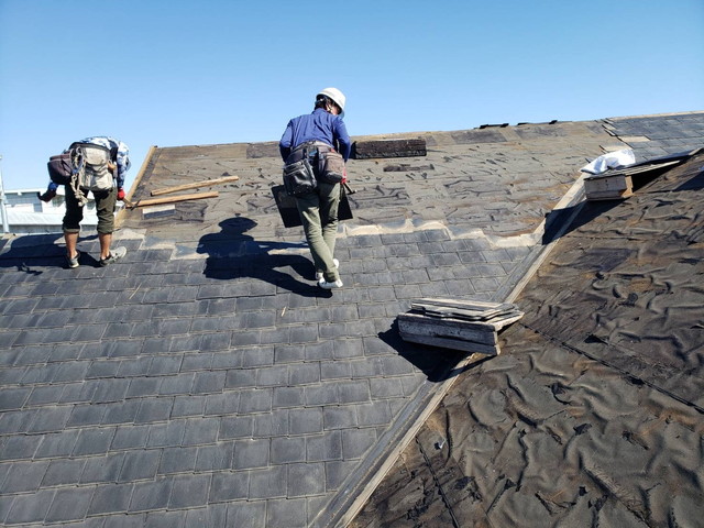 群馬県高崎市H様邸　コロニアル　スーパーガルテクト　葺き替え工事