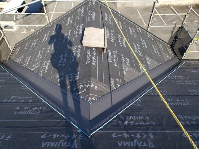 群馬県高崎市H様邸　コロニアル　スーパーガルテクト　葺き替え工事