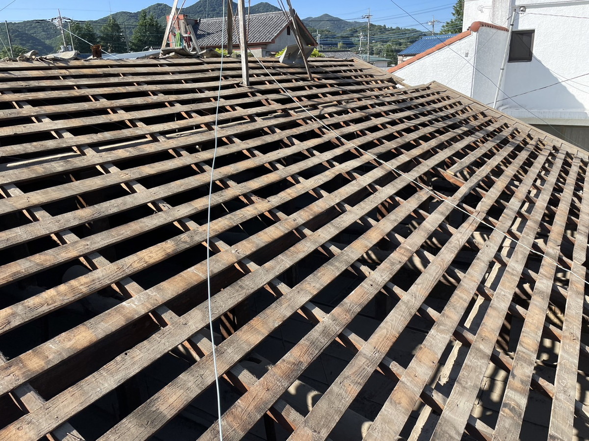 群馬県桐生市A様邸 和瓦 横暖ルーフ 葺き替え工事