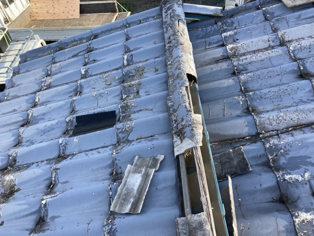 群馬県藤岡市T様邸　波形スレート　スタンビー333　葺き替え工事