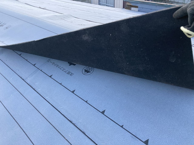 群馬県藤岡市T様邸　波形スレート　スタンビー333　葺き替え工事