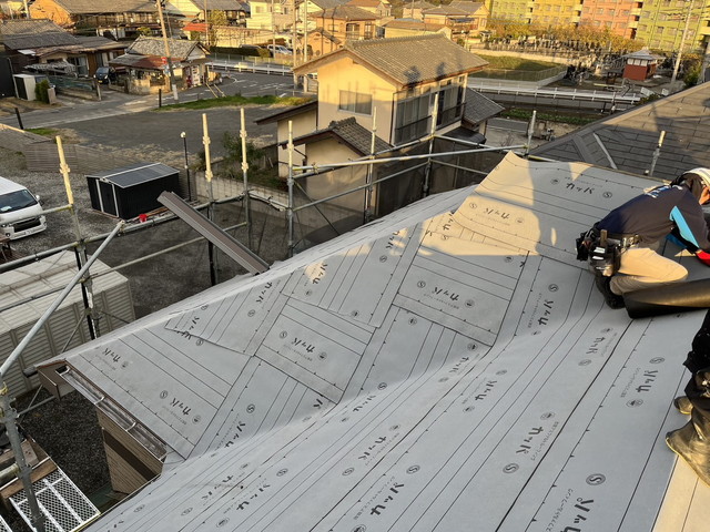 群馬県前橋市H様邸 葺き替え工事 コロニアル ディプロマットスター