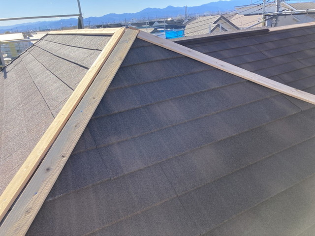 群馬県前橋市H様邸　葺き替え工事　コロニアル　ディプロマットスター