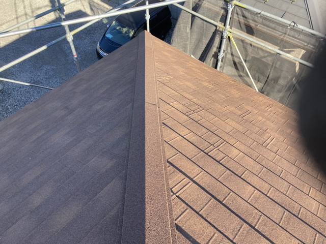 群馬県前橋市H様邸　葺き替え工事　コロニアル　ディプロマットスター