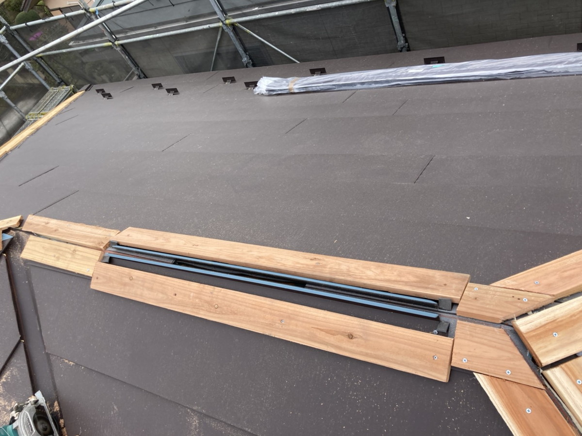 群馬県高崎市N様邸　コロニアル　スーパーガルテクト　カバー工法