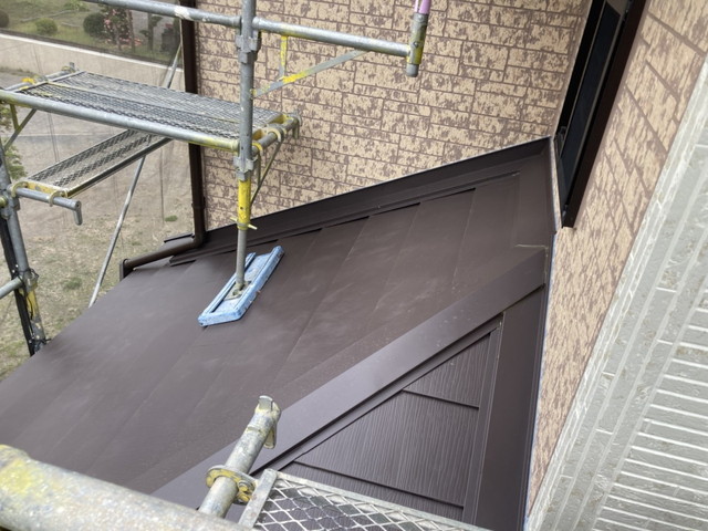 群馬県高崎市N様邸　コロニアル　スーパーガルテクト　カバー工法