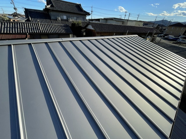 群馬県藤岡市T様邸　波形スレート　スタンビー333　葺き替え工事