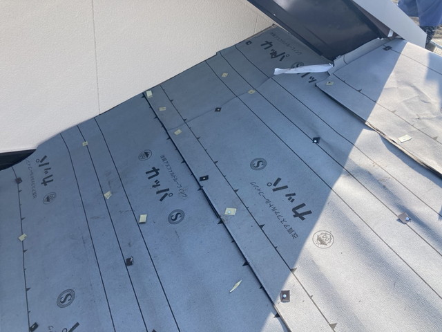 群馬県伊勢崎市T様邸　スレート屋根　横暖ルーフ　