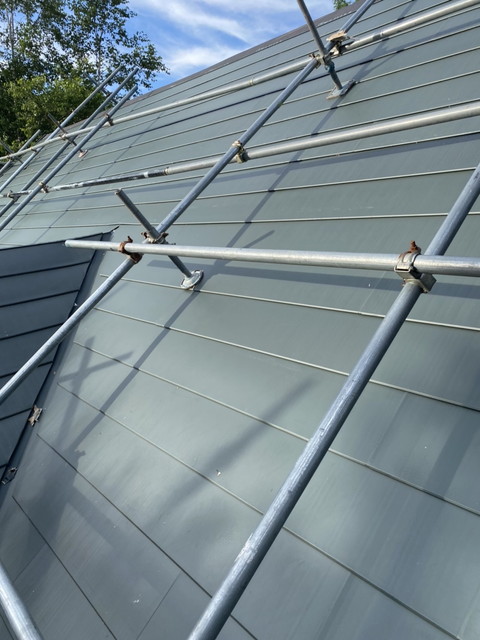 長野県軽井沢町Y様邸 コロニアル 横暖ルーフS 急勾配 葺き替え工事