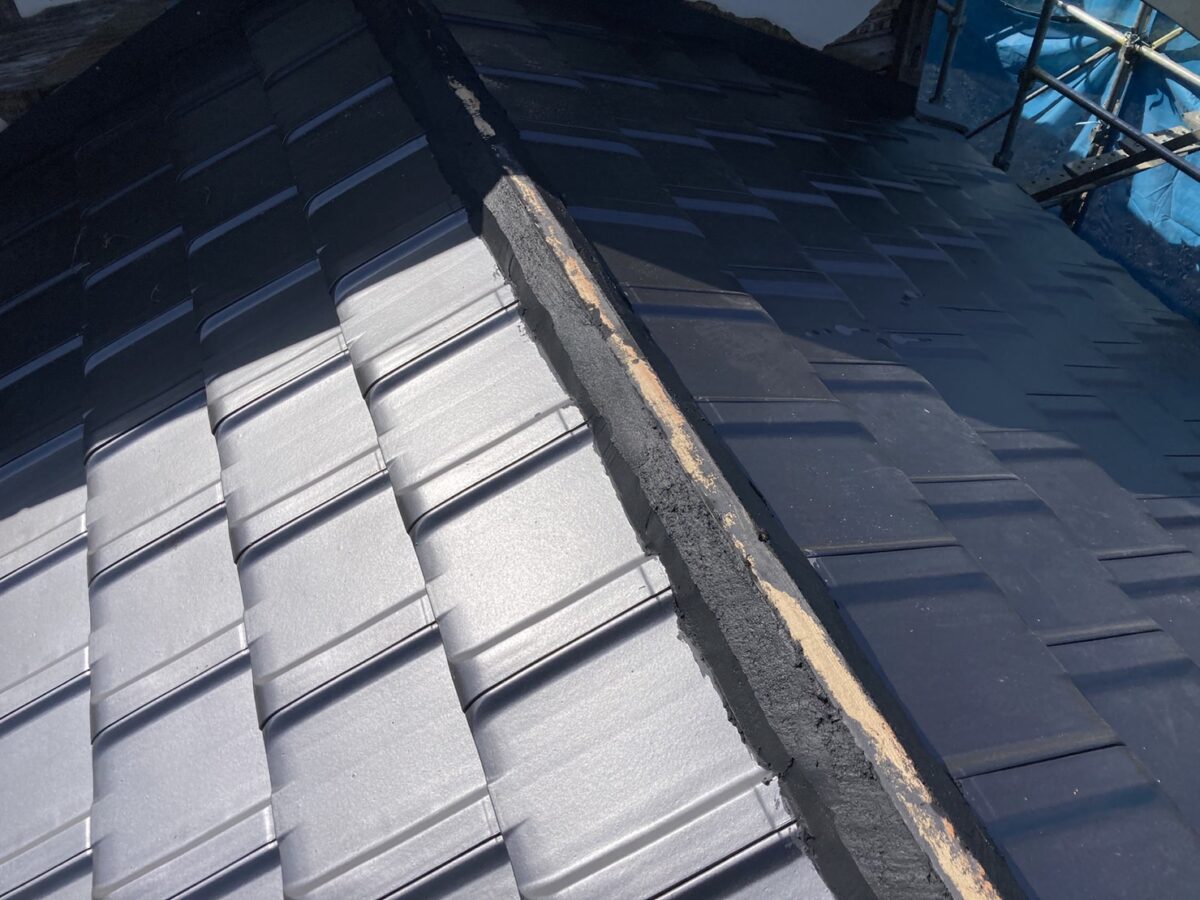 群馬県藤岡市T様邸　葺き替え工事　イーグルエクサ　和瓦　古民家