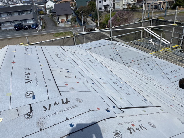 群馬県高崎市N様邸　コロニアル　スーパーガルテクト　カバー工法