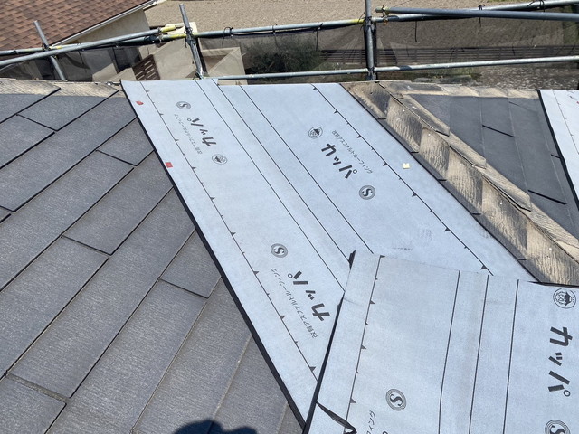 群馬県高崎市N様邸　コロニアル　スーパーガルテクト　カバー工法