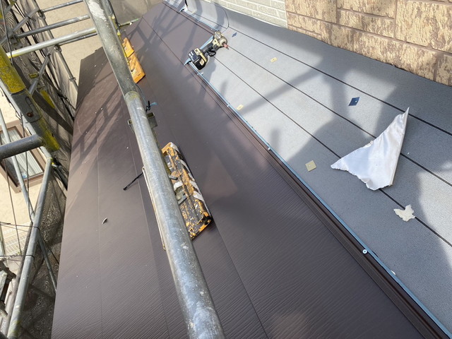 群馬県高崎市N様邸　コロニアル　スーパーガルテクト　カバー工法