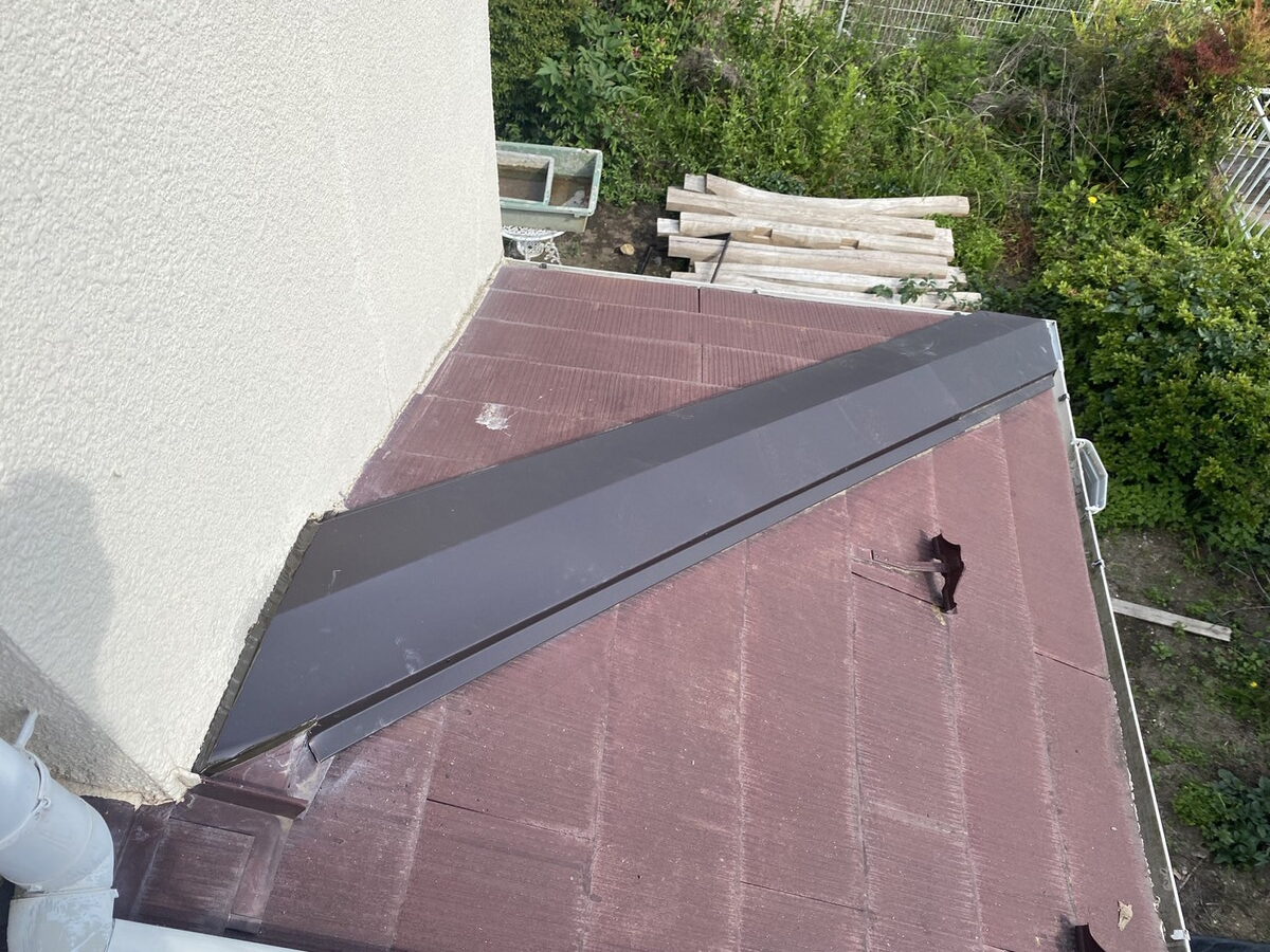 群馬県高崎市Y様邸　棟板金交換