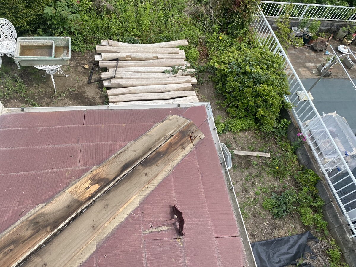 群馬県高崎市Y様邸　棟板金交換