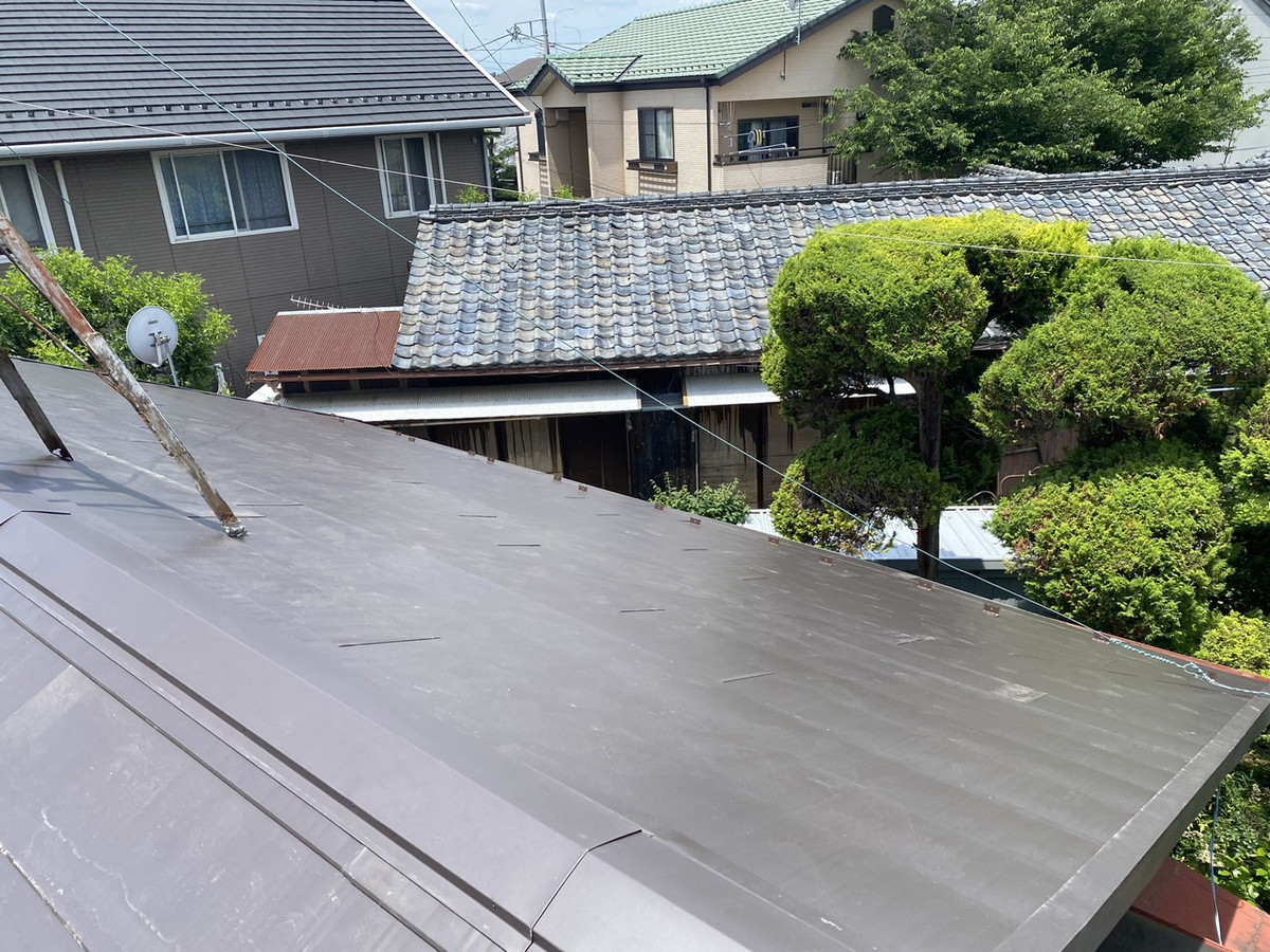 群馬県桐生市A様邸　和瓦　横暖ルーフ　葺き替え工事