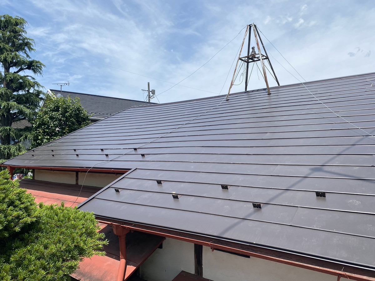 群馬県桐生市A様邸 和瓦 横暖ルーフ 葺き替え工事
