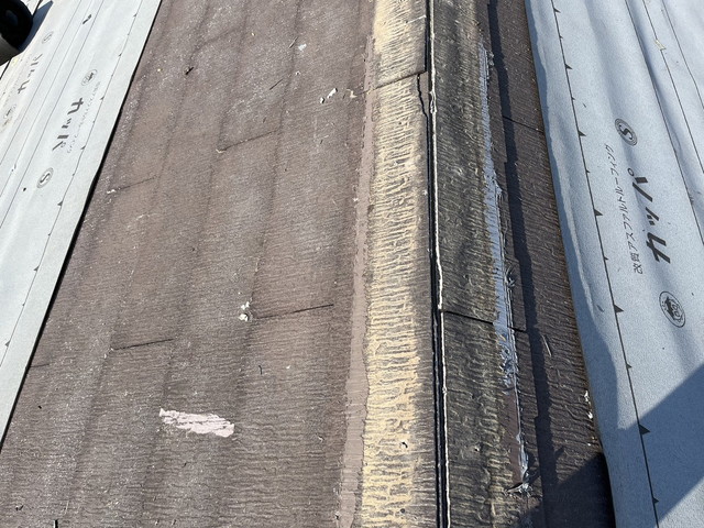 群馬県伊勢崎市T様邸　スレート屋根　横暖ルーフ　