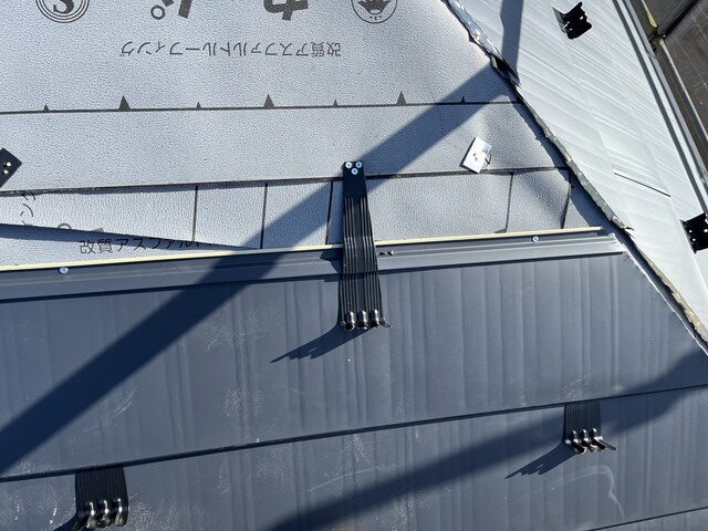 埼玉県本庄市S様邸　コロニアル　横暖ルーフs　カバー工法