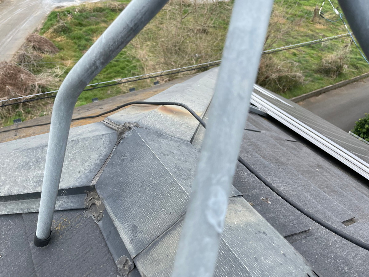 埼玉県寄居町K様邸 屋根カバー工法 コロニアル 横暖ルーフ