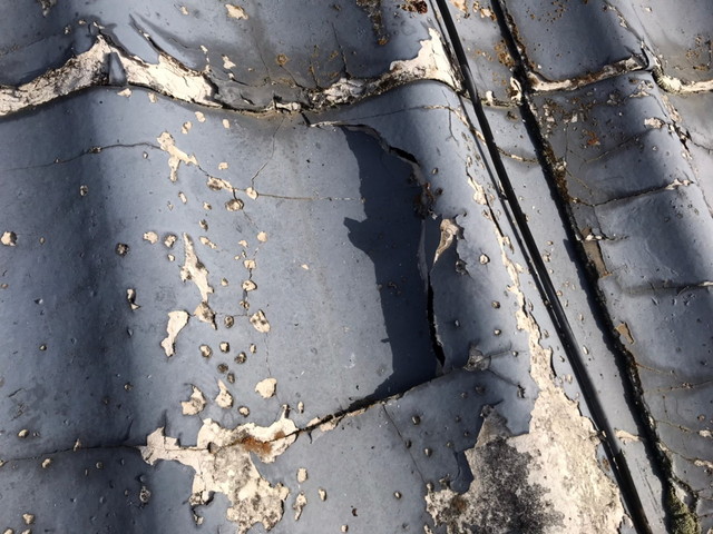 群馬県藤岡市T様邸 波形スレート スタンビー333 葺き替え工事