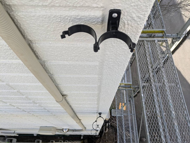 群馬県高崎市　雹・雪害　雨樋工事・金具設置｜火災保険を活用した安心施工事例