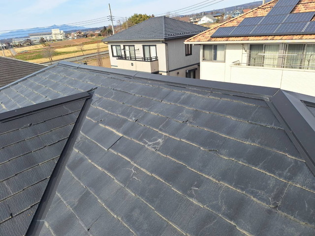 群馬県前橋市　屋根無料点検　雹被害